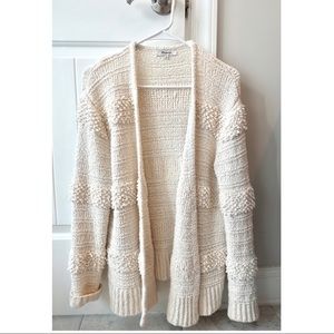 Madewell white cardigan size M